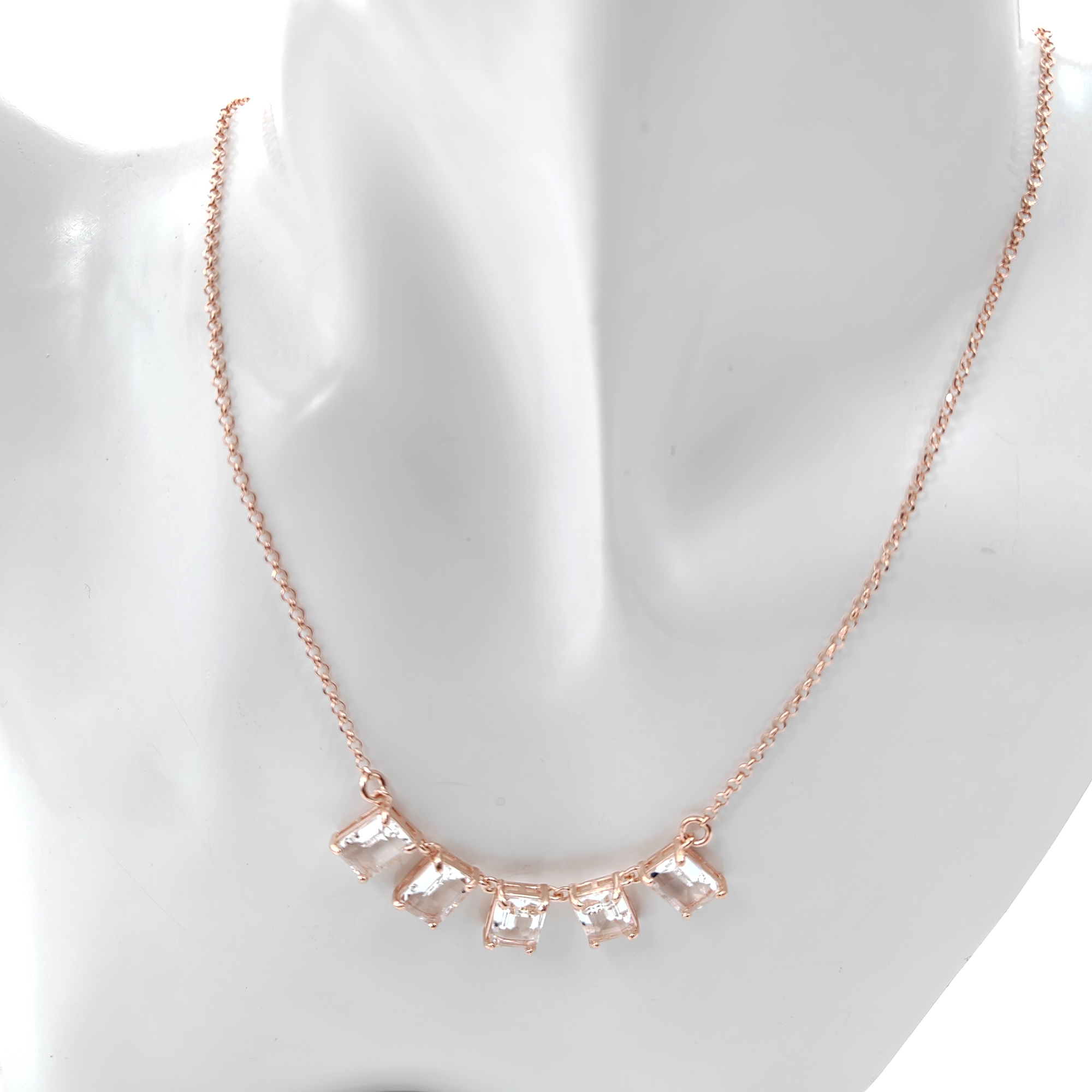 Ciondolo In Argento Sterling Con Perle E Zirconi - Foto 2