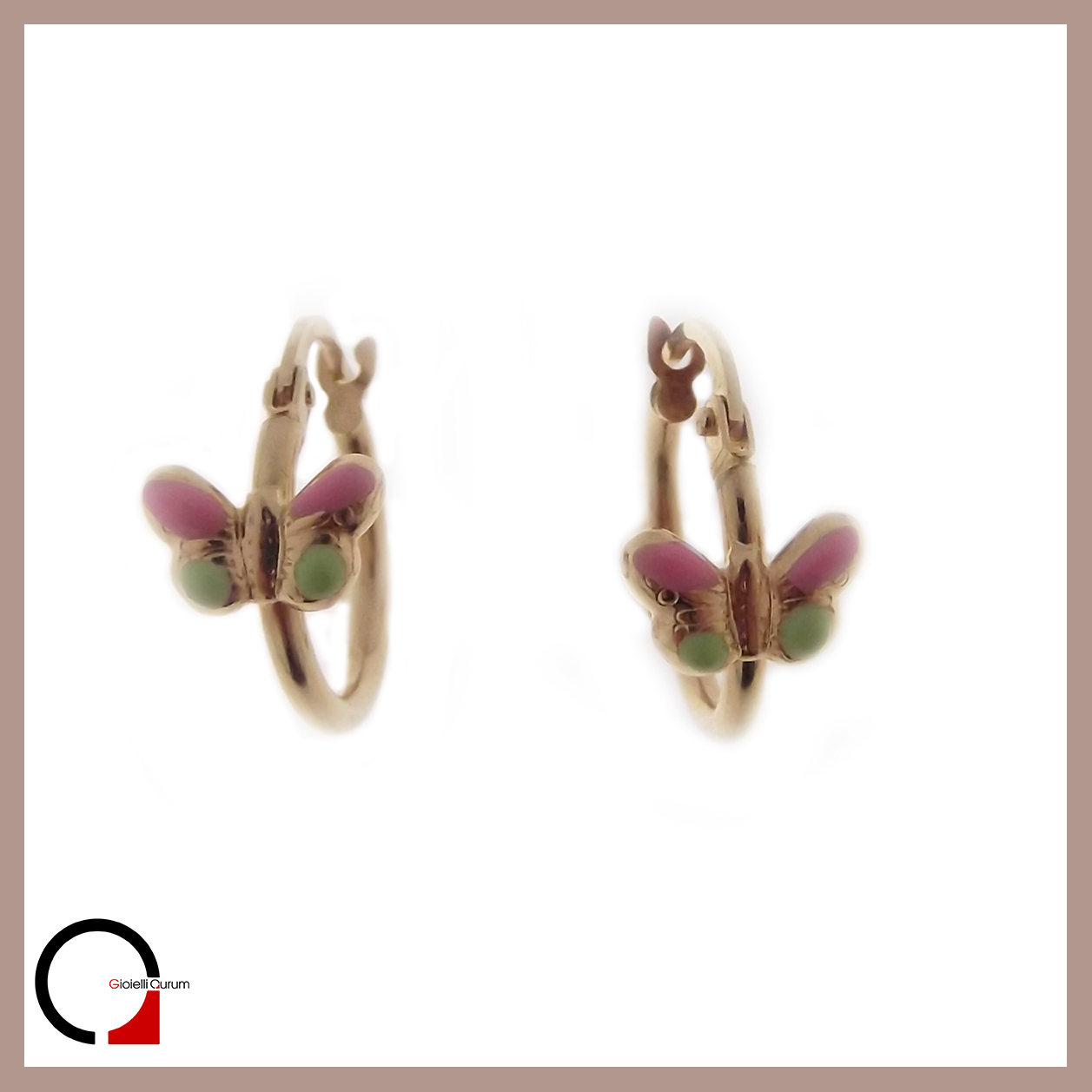 Orecchini in vero argento 925 con farfalla di cristallo idea regalo Orecchini in vero argento 925 con farfalla di cristallo idea regalo